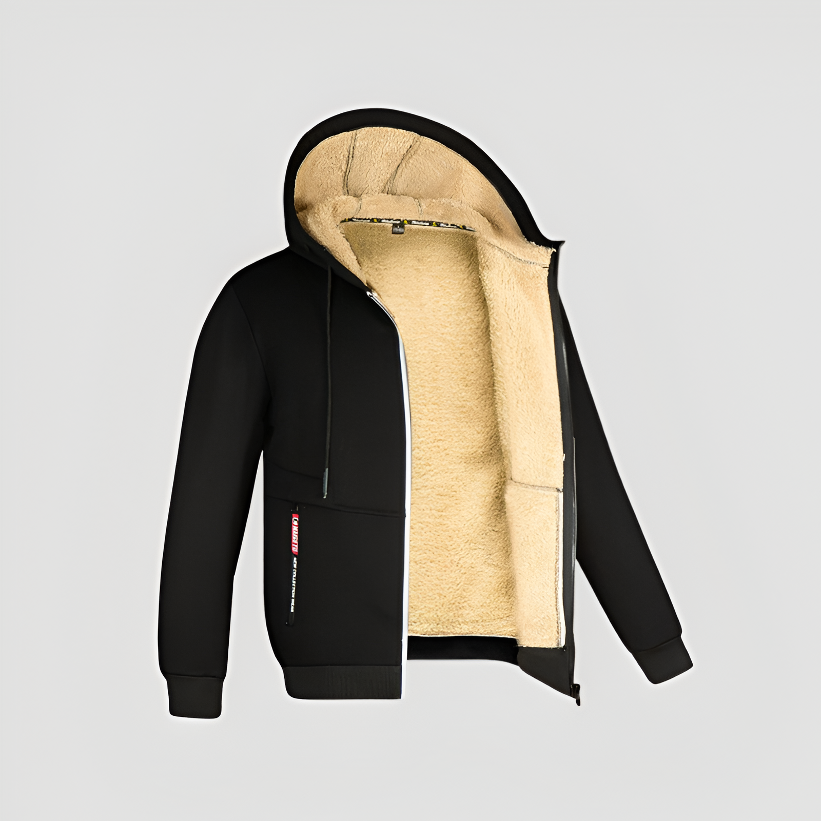Thermal Hoodie Jumper | Men's Winter Shielded Zip
