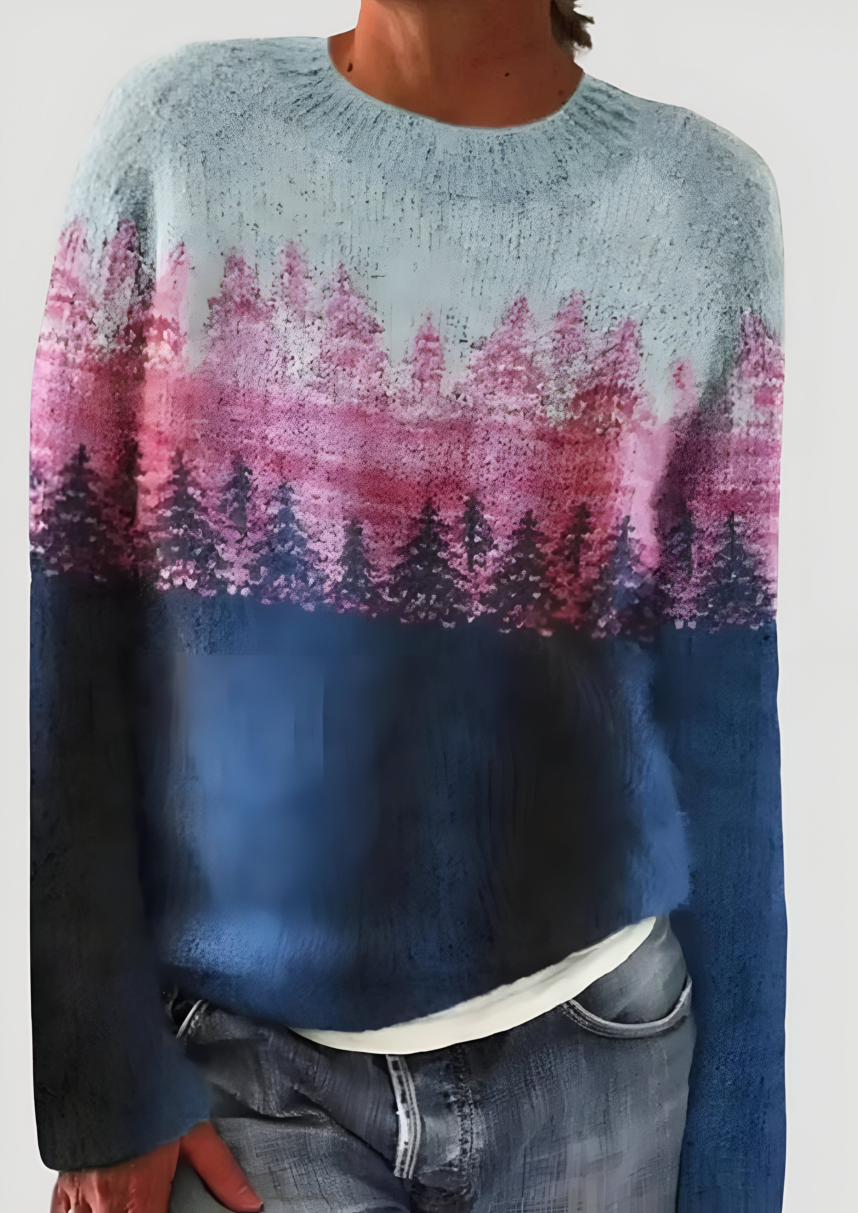 Colorful Patterned Jumper | Women's Long Sleeve