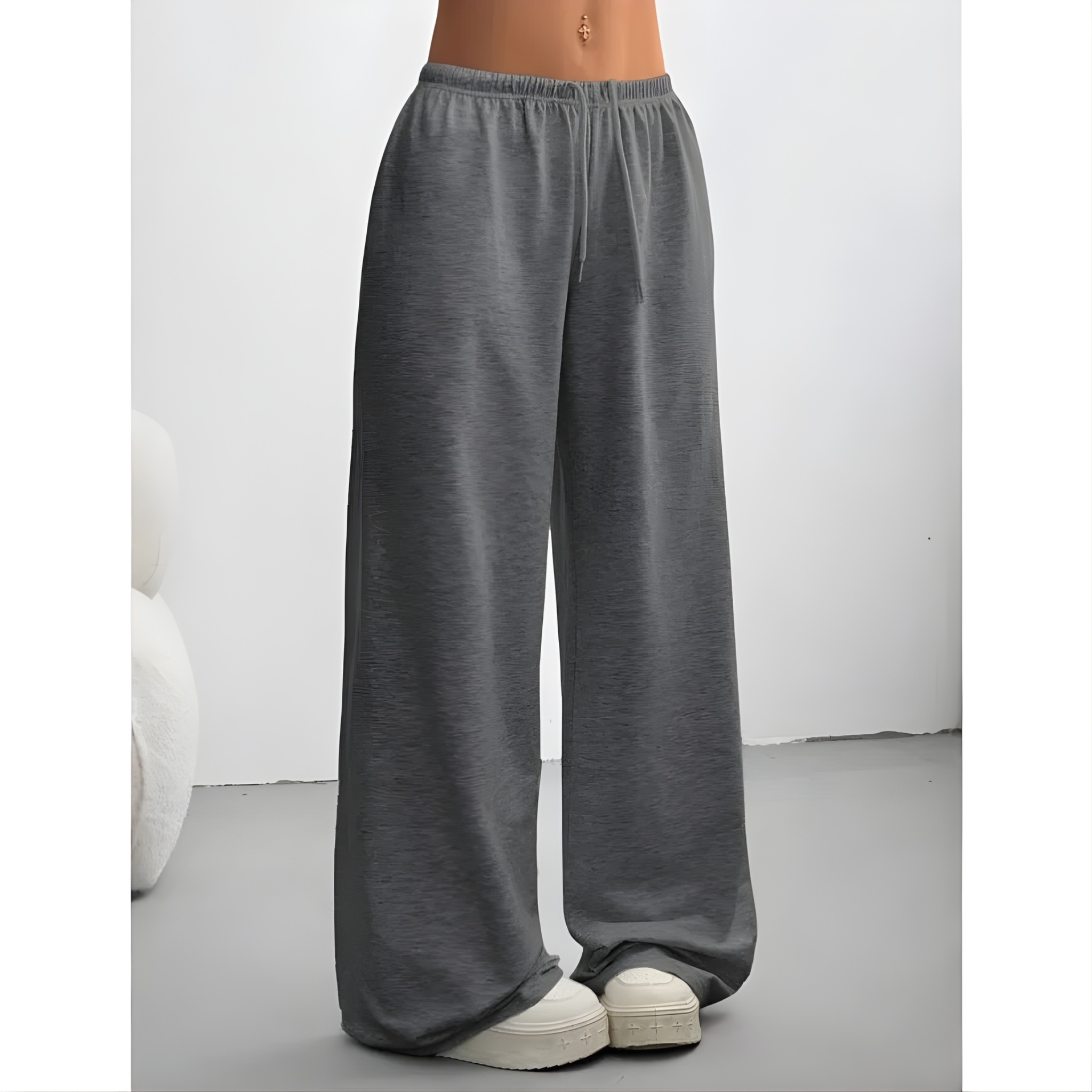 Women’s Summer Wide-Leg Trousers | Elasticated Waist