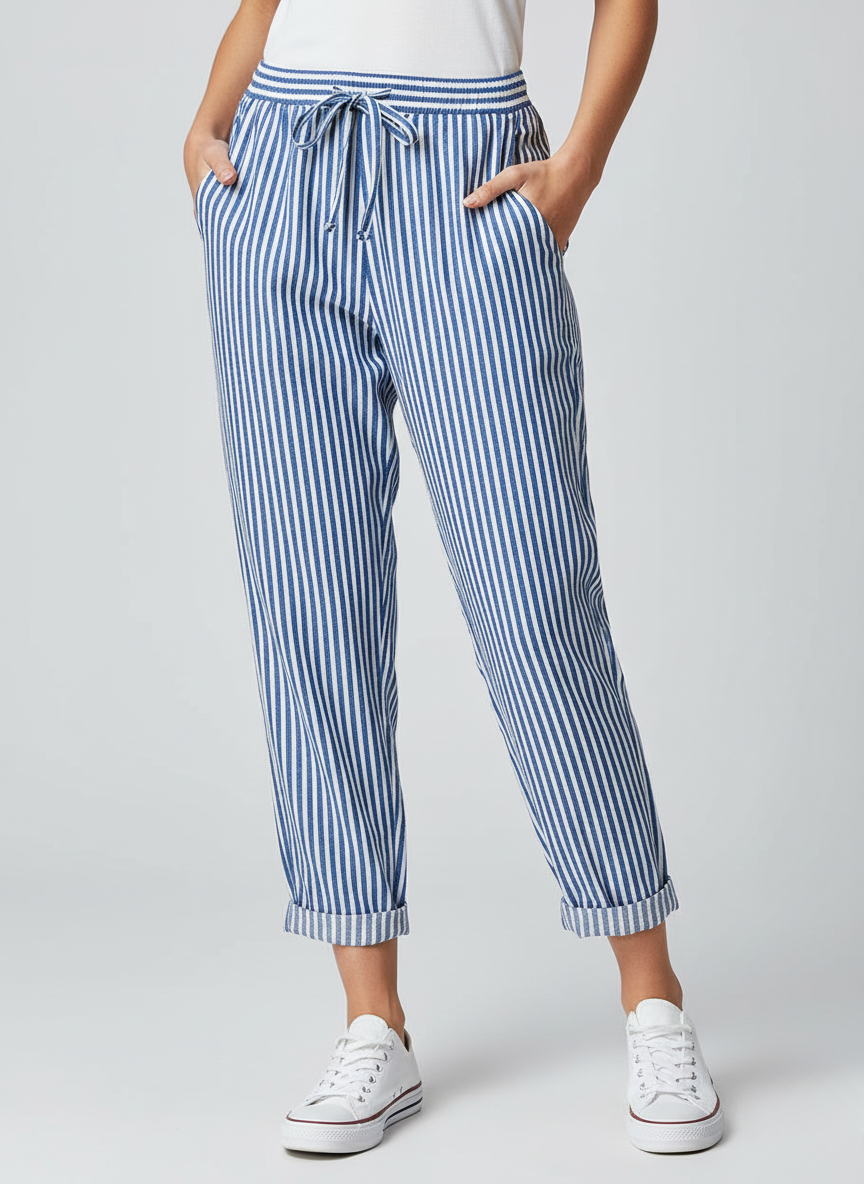 Women’s High-Waist Pants | Flowing Fit