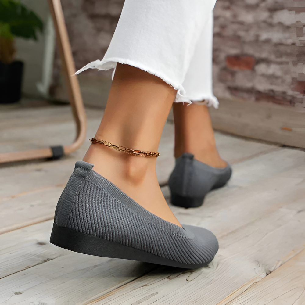Women's Summer Slip On Pump Shoes | Knit