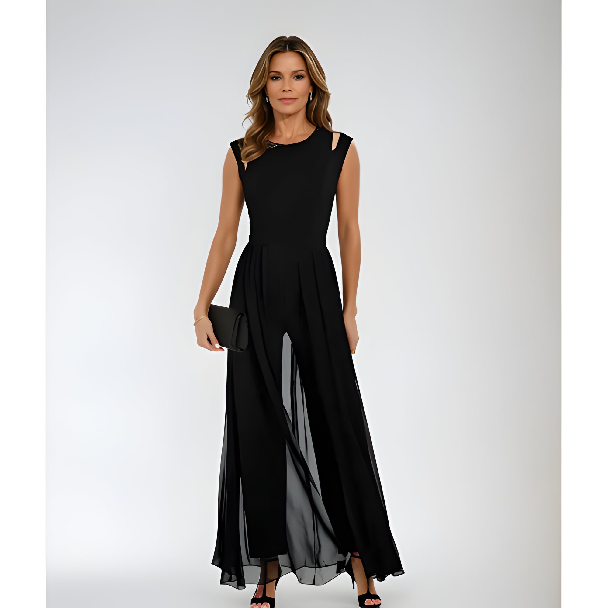 Women's Sleeveless Cutout Maxi Dress | Summer