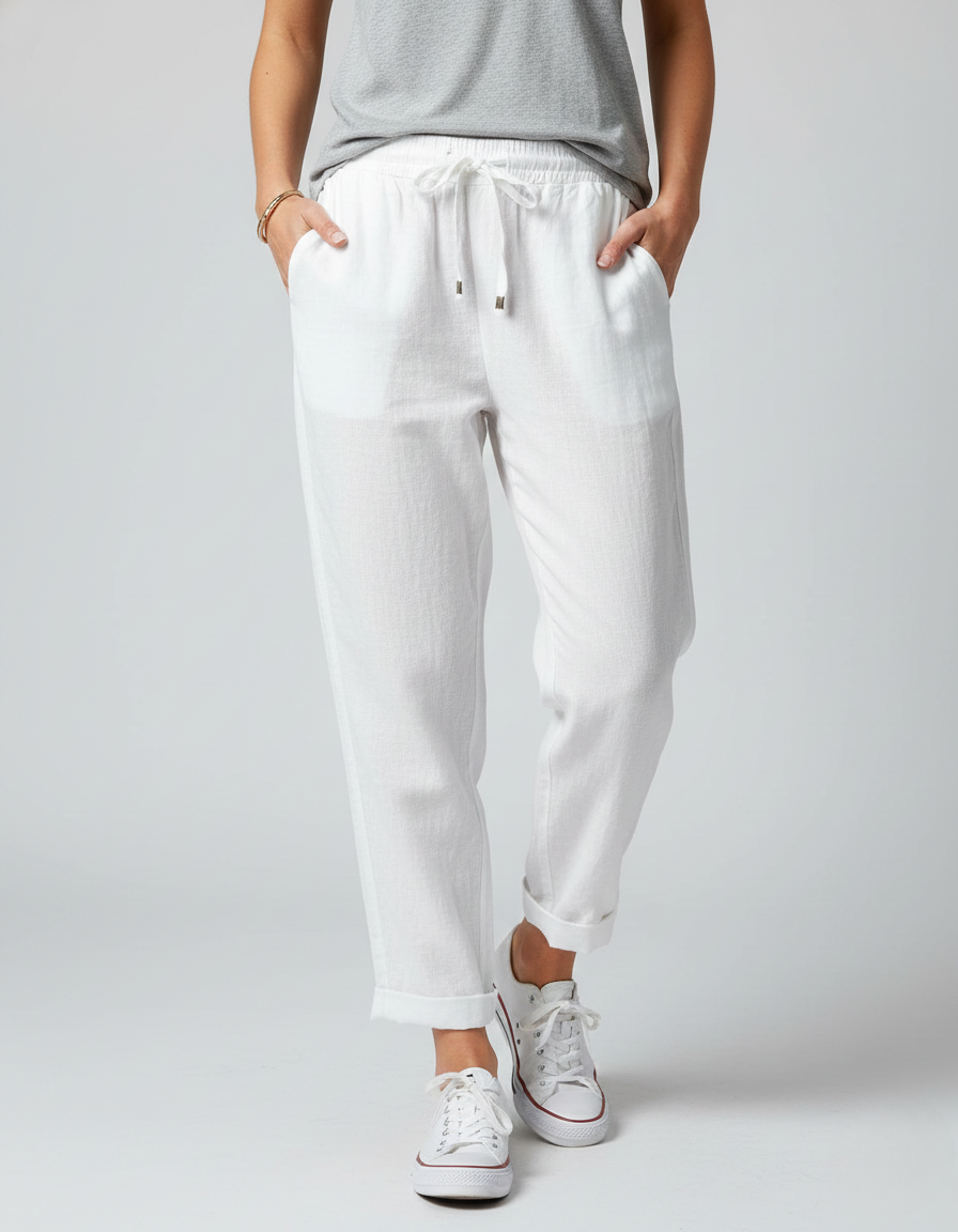 Women’s High-Waist Pants | Flowing Fit