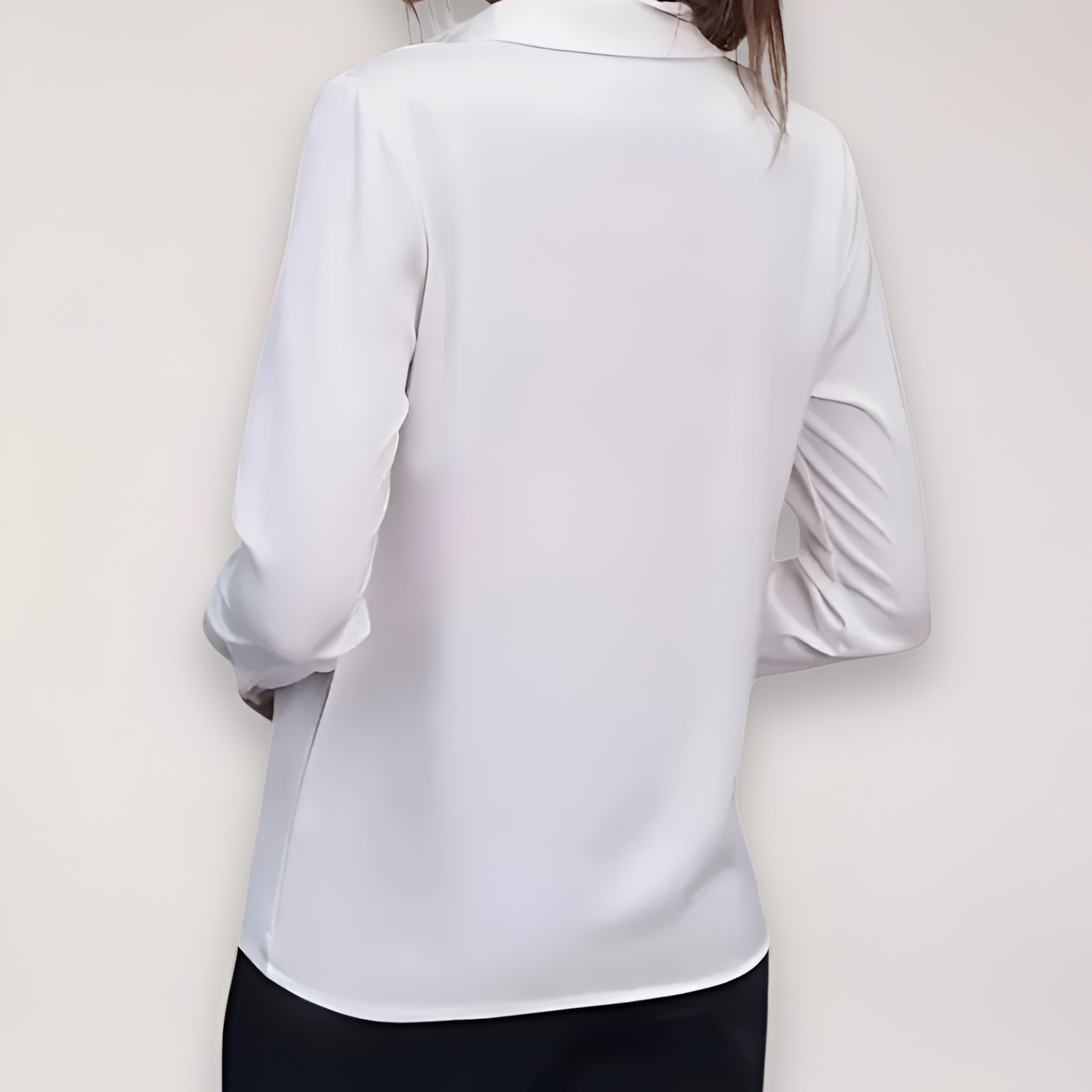 Women’s Tailored Blouse | Long Sleeve Button-Up Casual