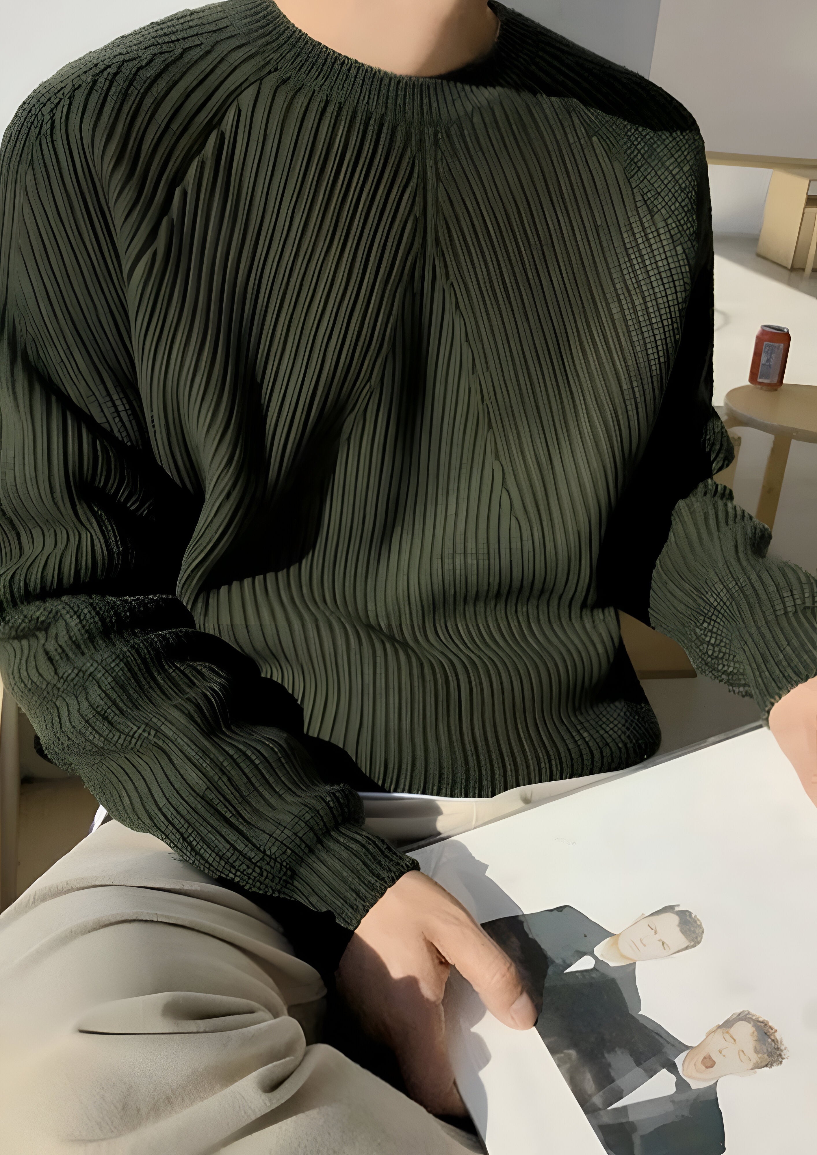 Knit Textured Jumper | Men's Long Sleeve