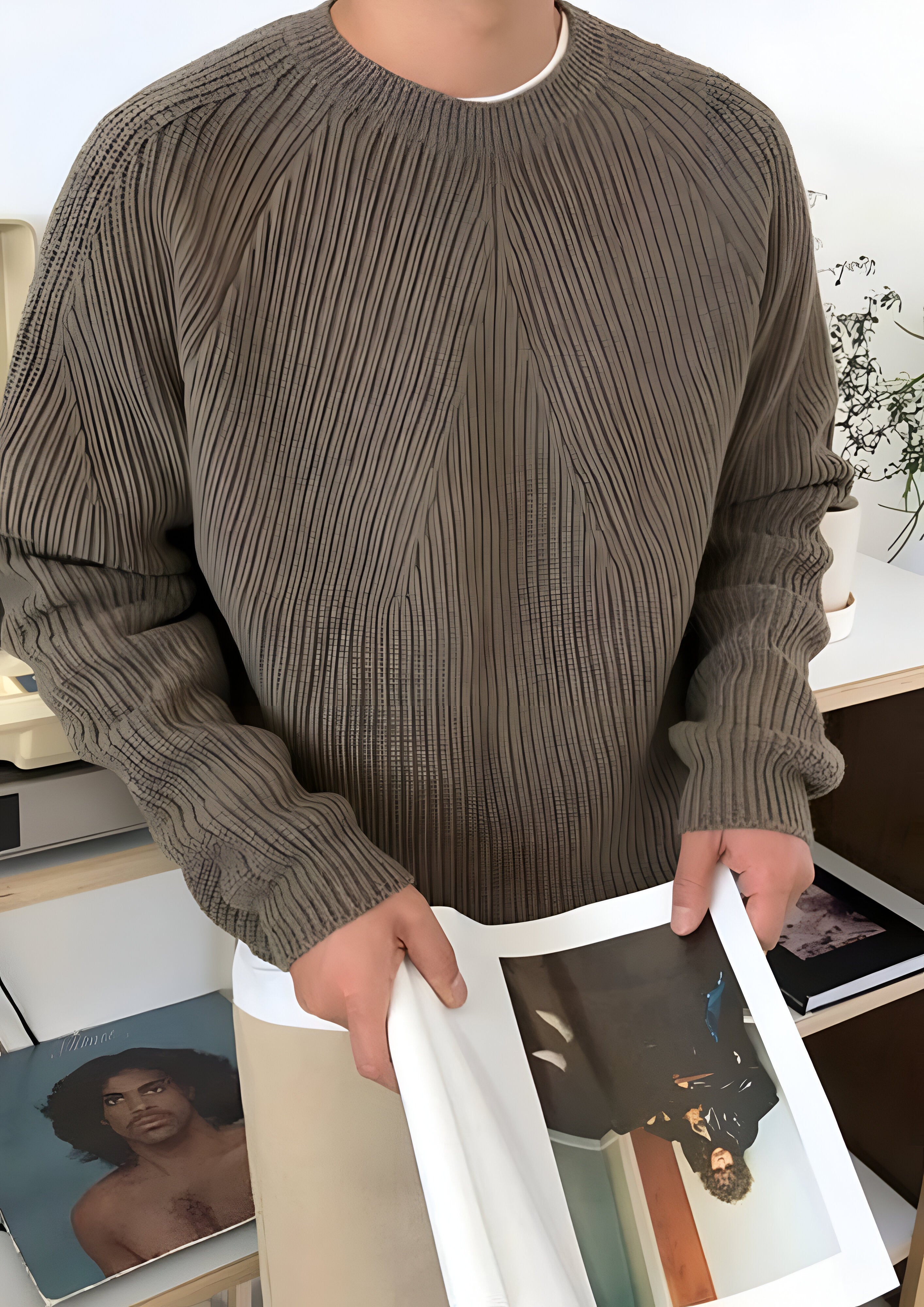 Knit Textured Jumper | Men's Long Sleeve