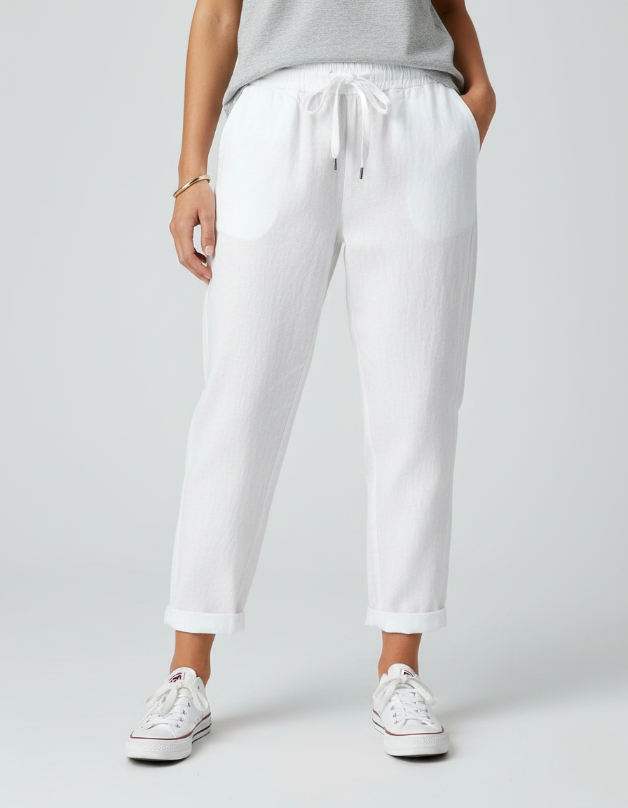 Women’s High-Waist Pants | Flowing Fit