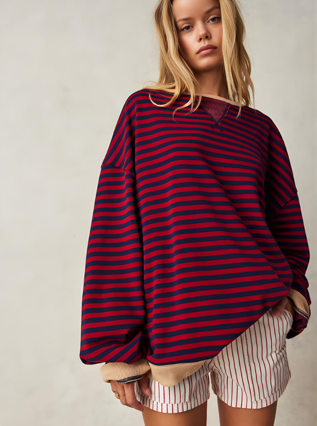 Women’s Summer Striped Jumper | Relaxed Casual Home Loungewear