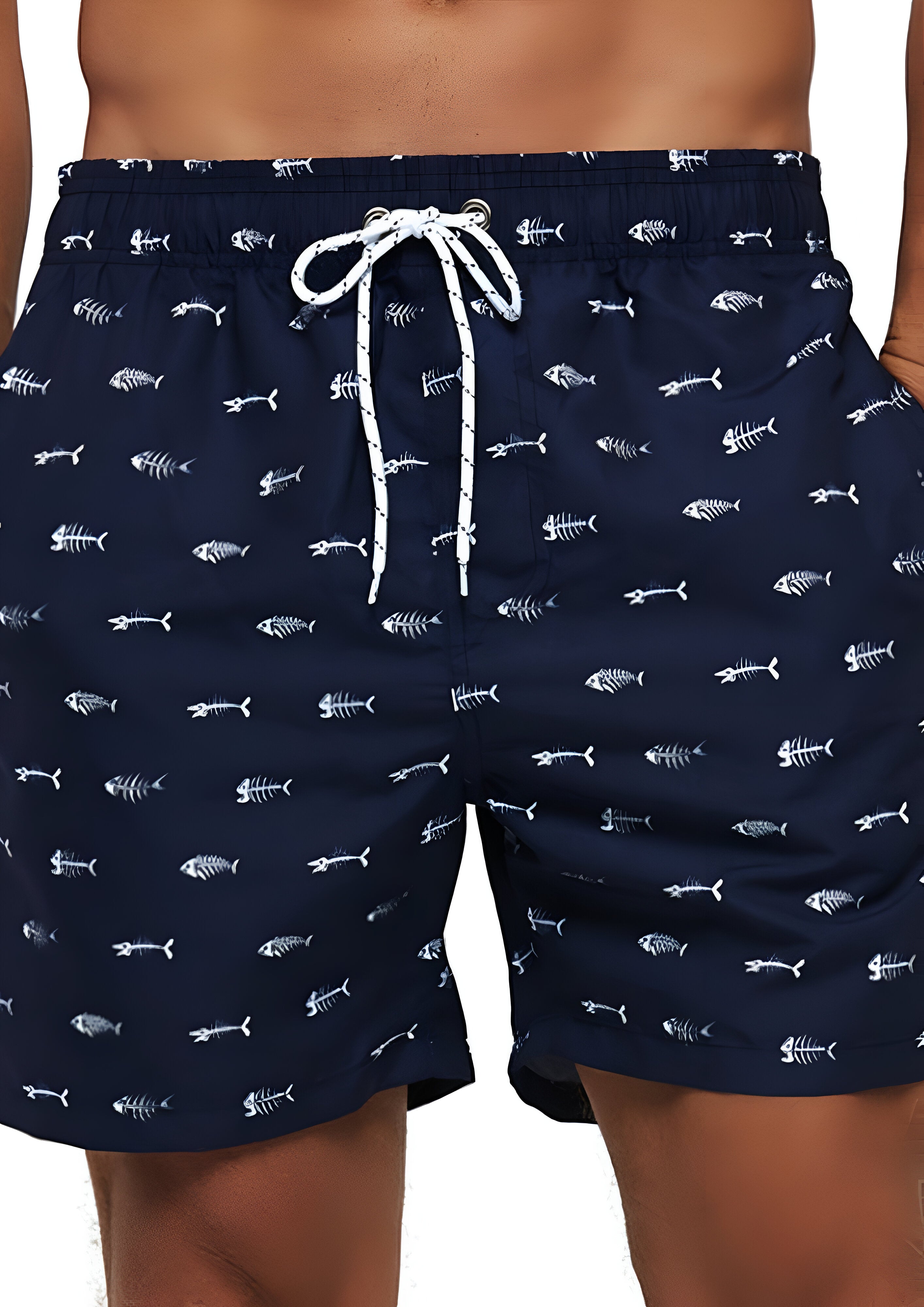 Men's Printed Short Swimming Trunks | Summer