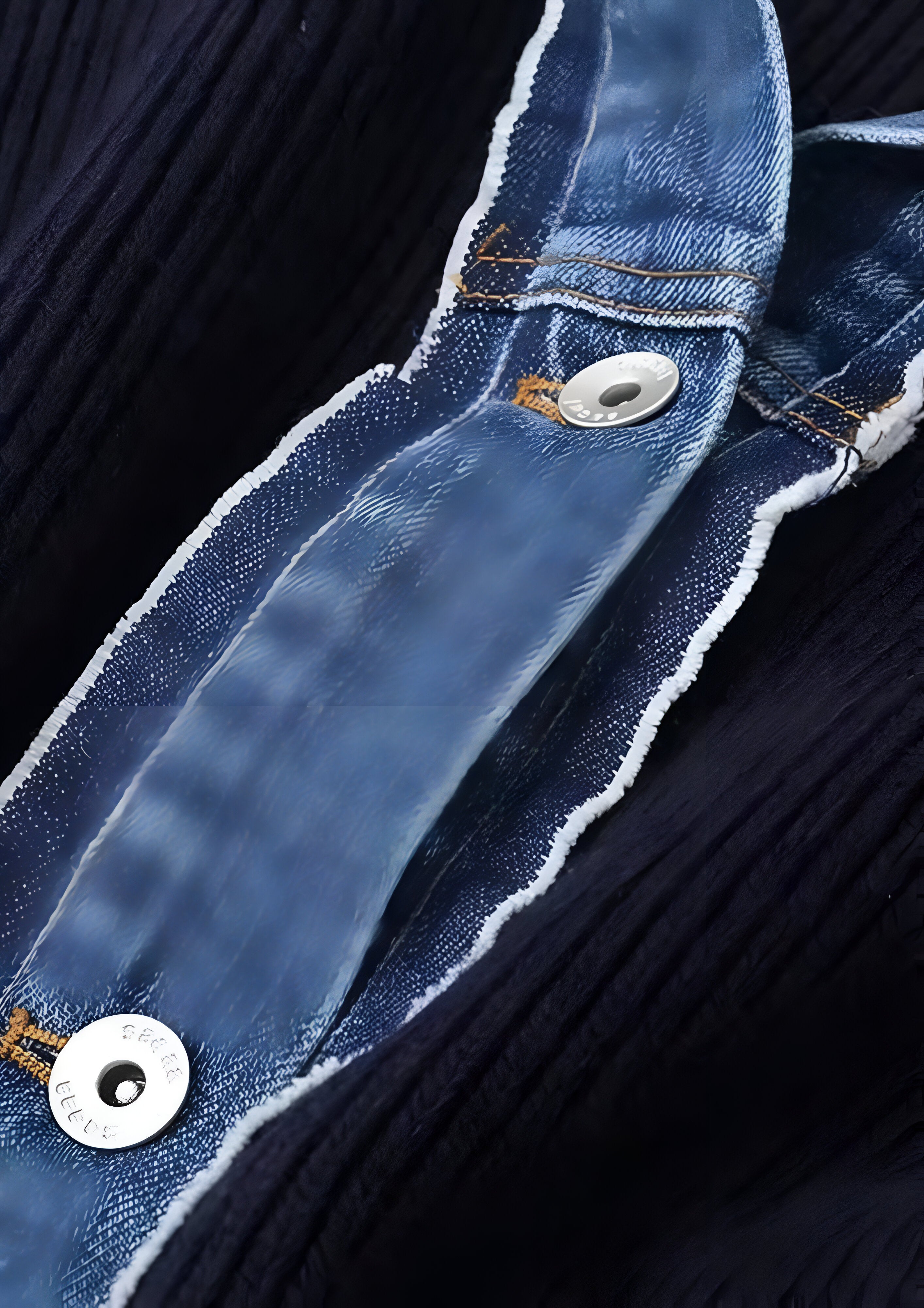 Navy Collared Cardigan | Women’s Denim Trim