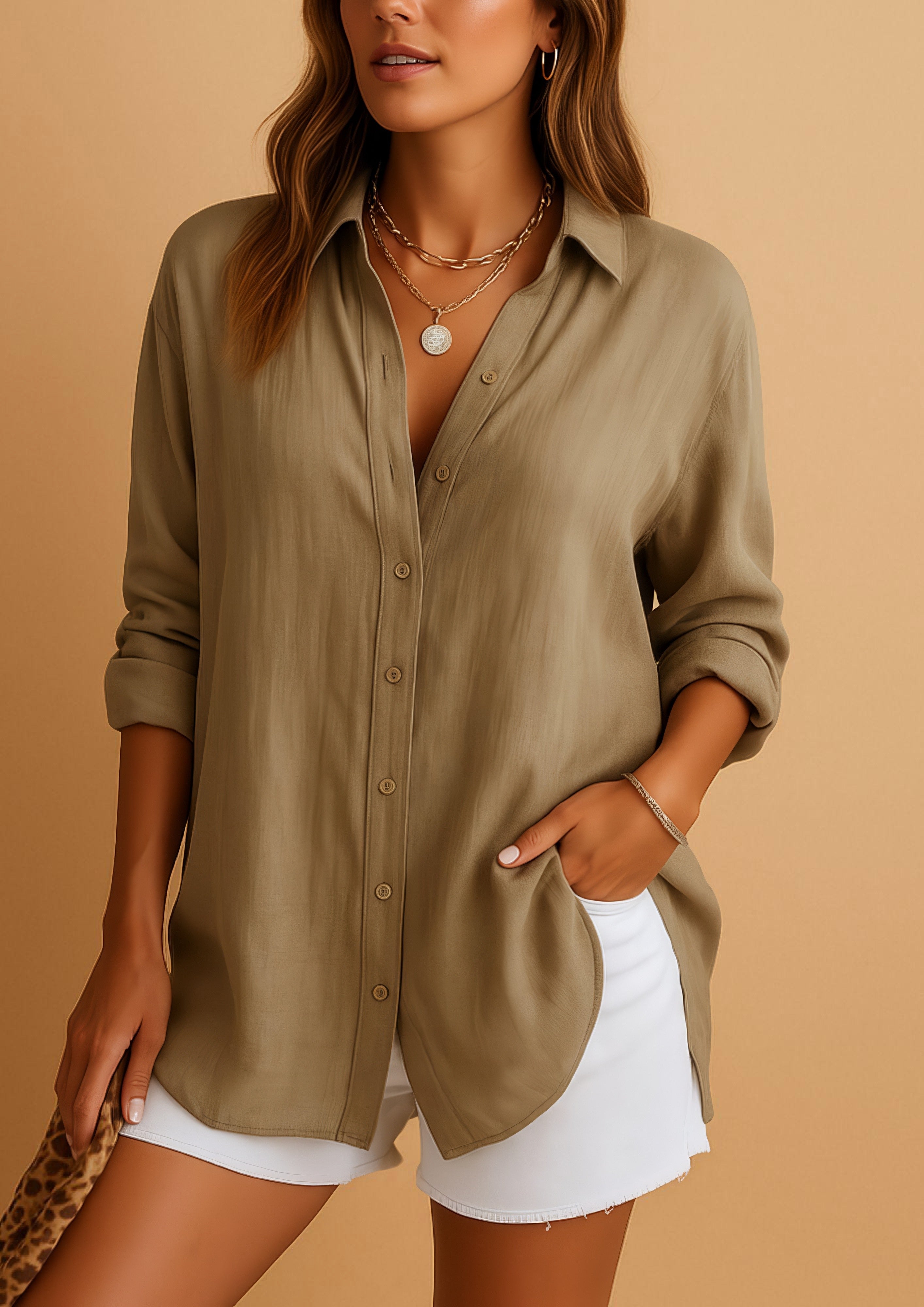 Women's Button Down Blouse | Summer