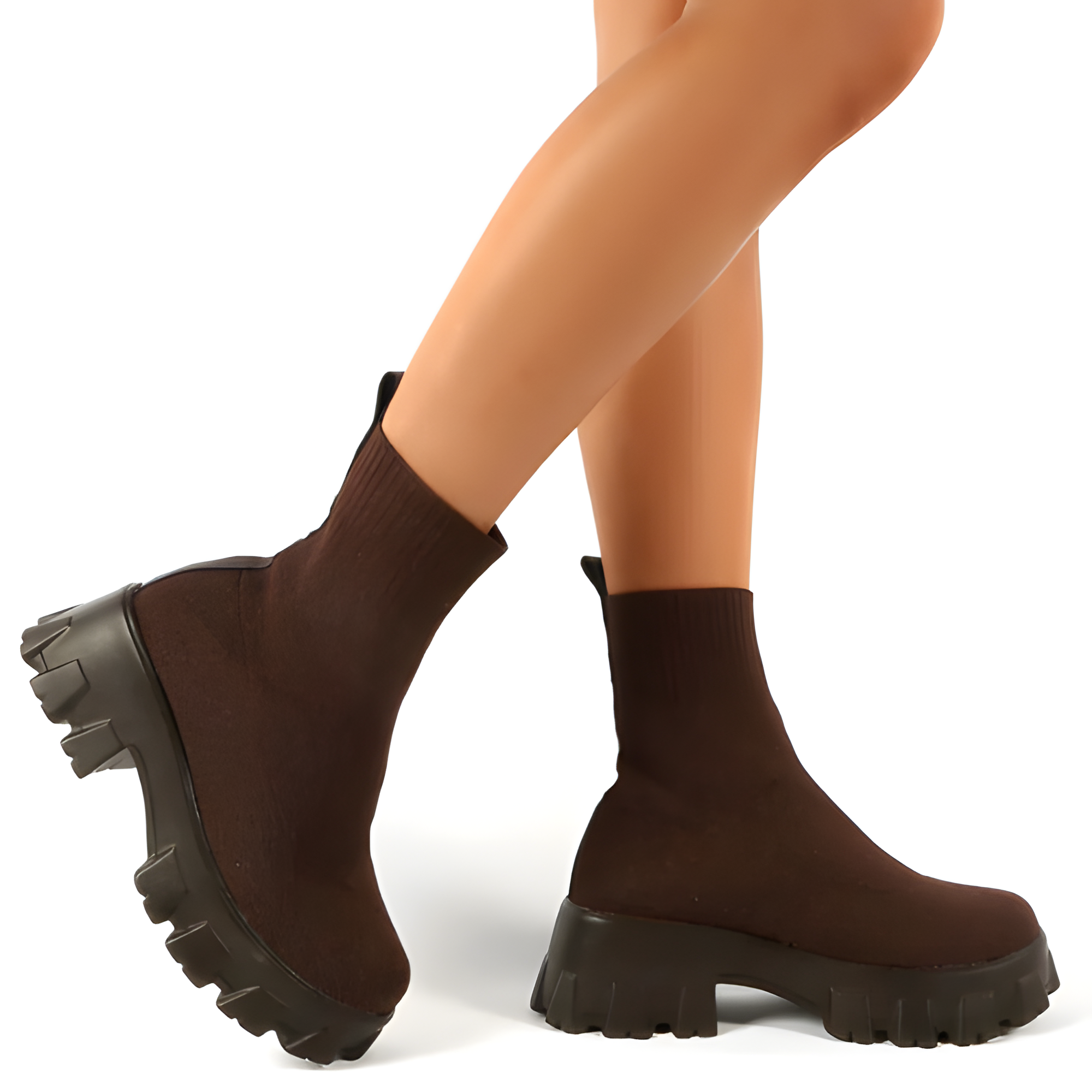 Chunky Ankle Boots | Women’s Pull-On Platform Style