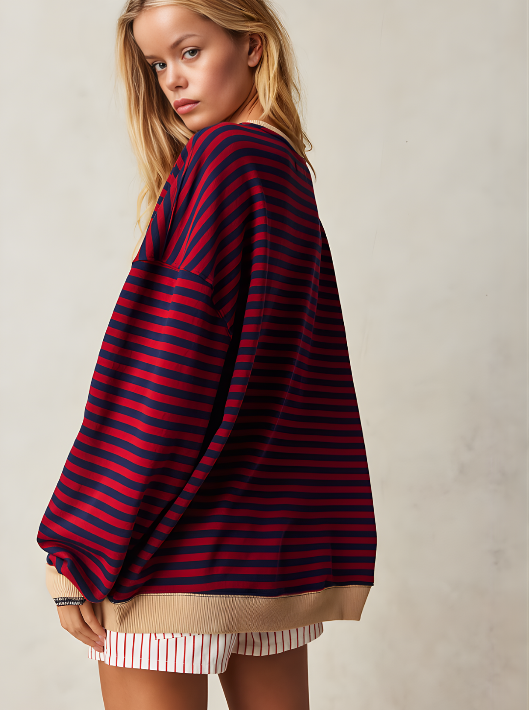 Women’s Summer Striped Jumper | Relaxed Casual Home Loungewear