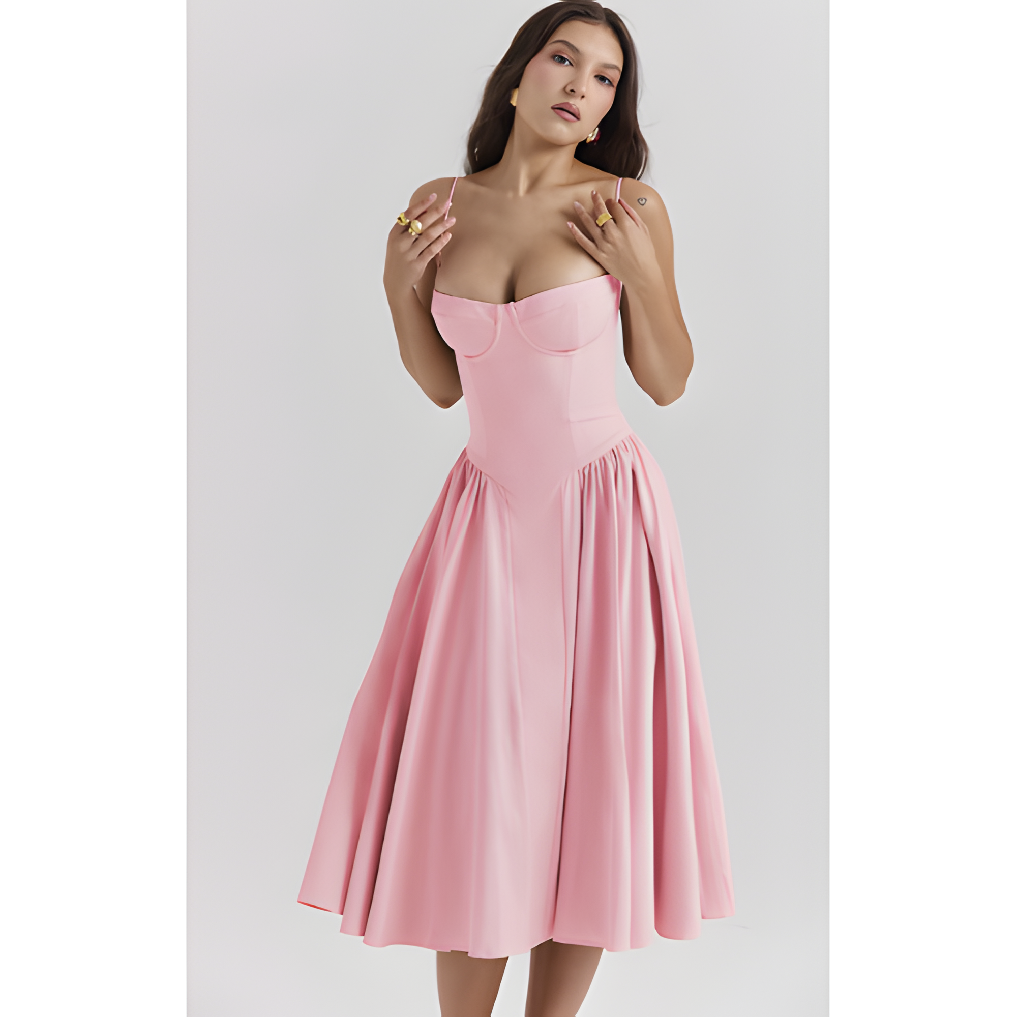 Women's Sleeveless Midi Dress | Summer