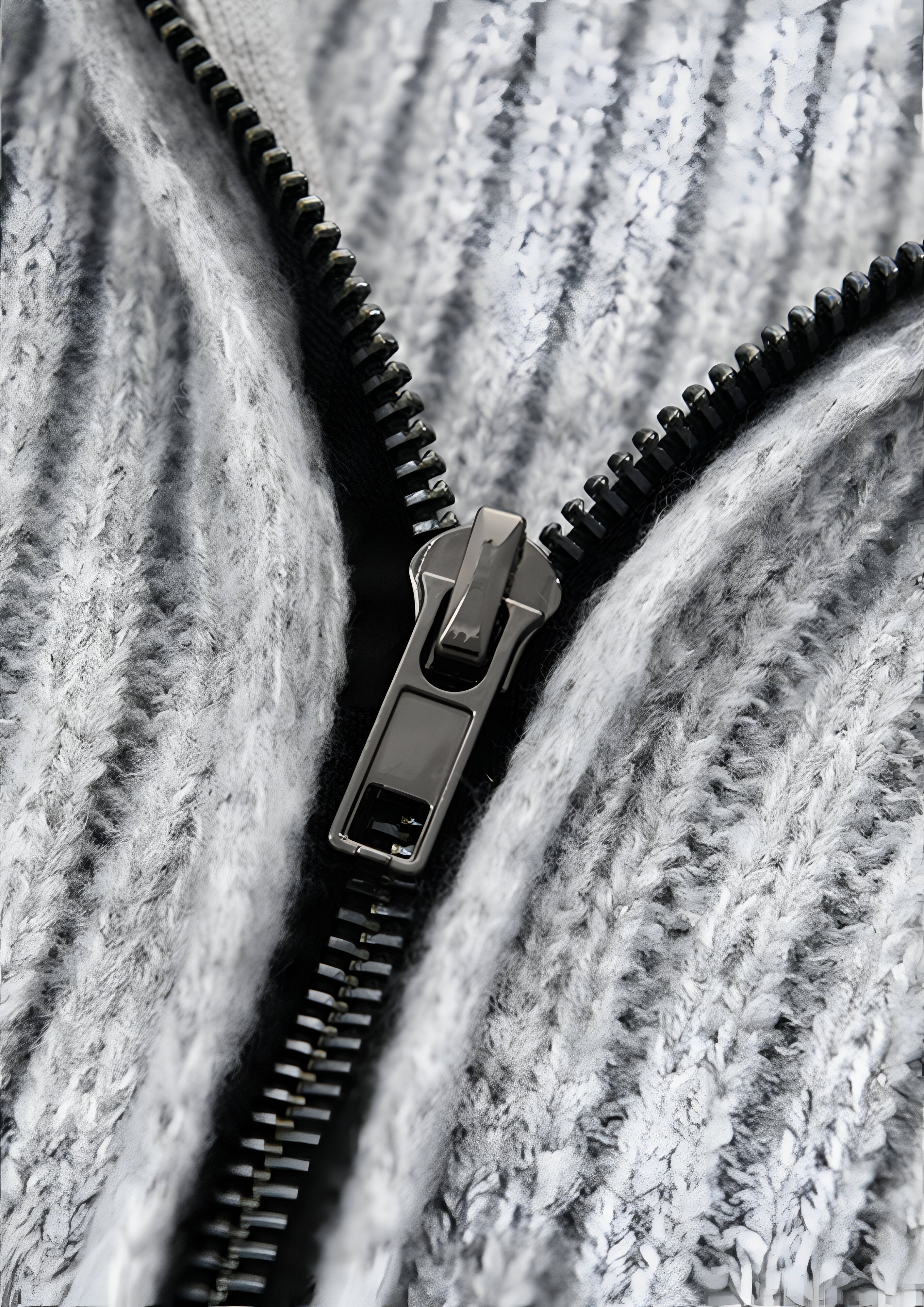 Mid-length Knit Cardigan | Men's Solid Striped