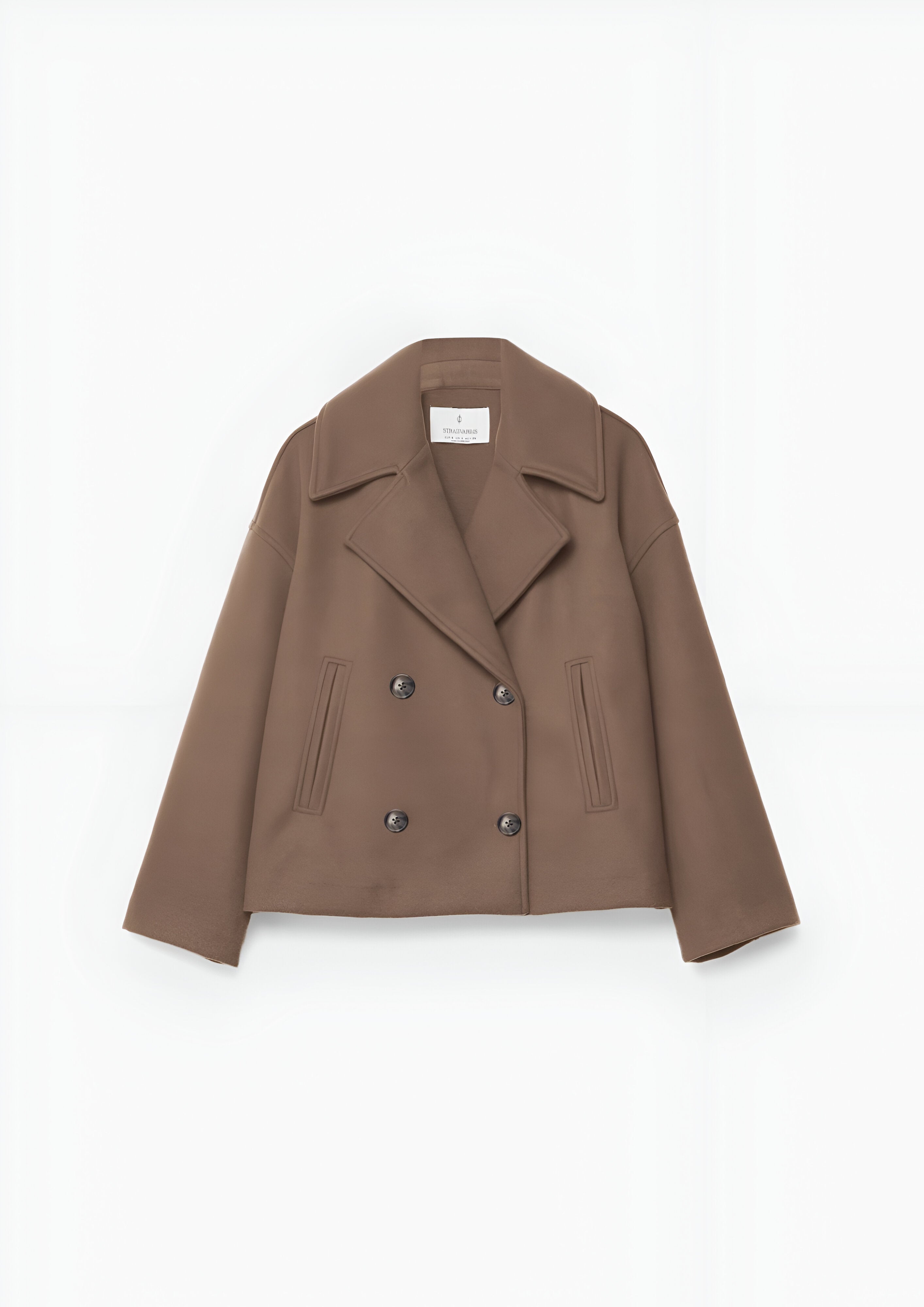 Cropped Pea Coat | Women's Winter Wear