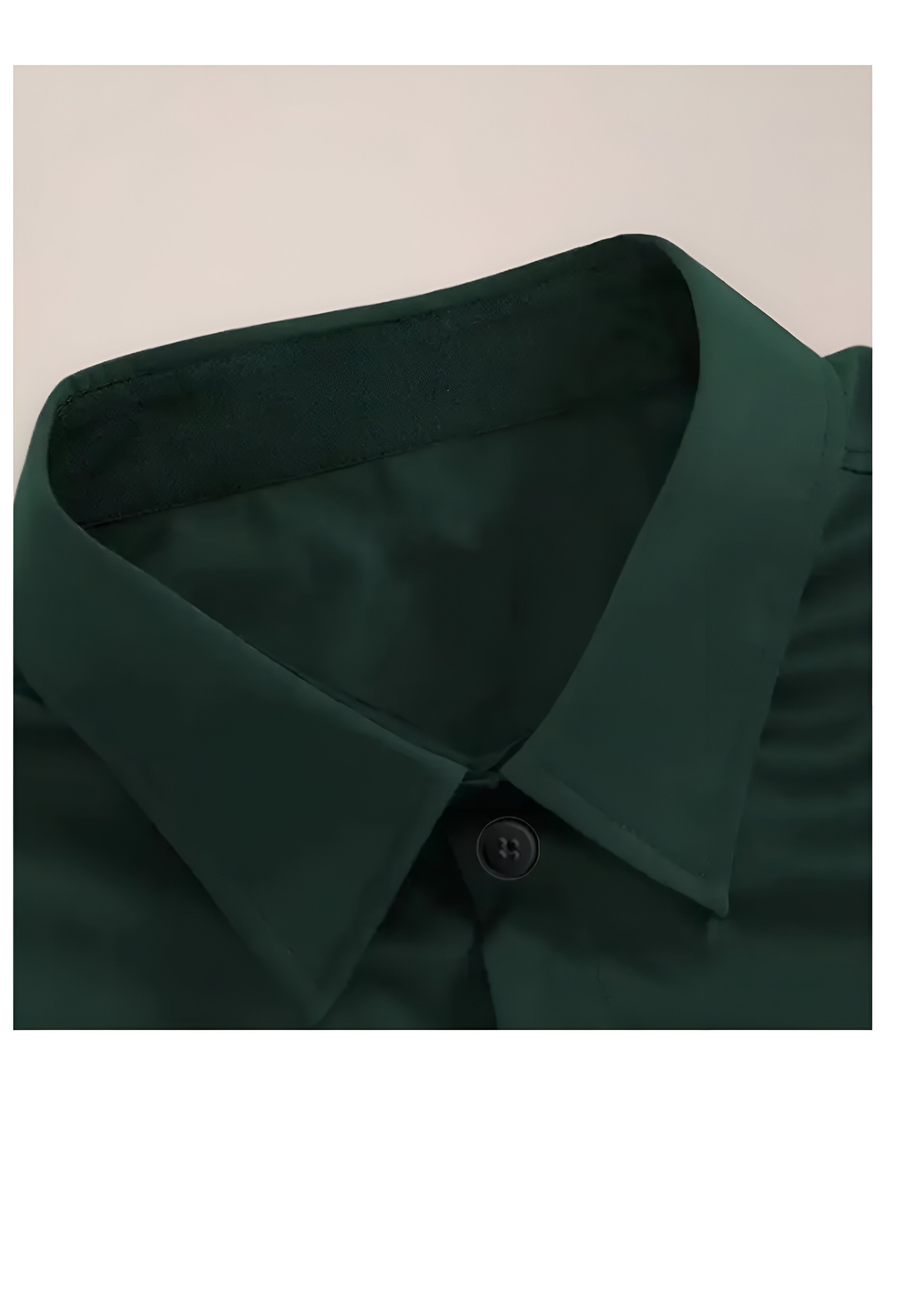 Men’s Long-Sleeve Dress Shirt | Notched Collar Office Wear