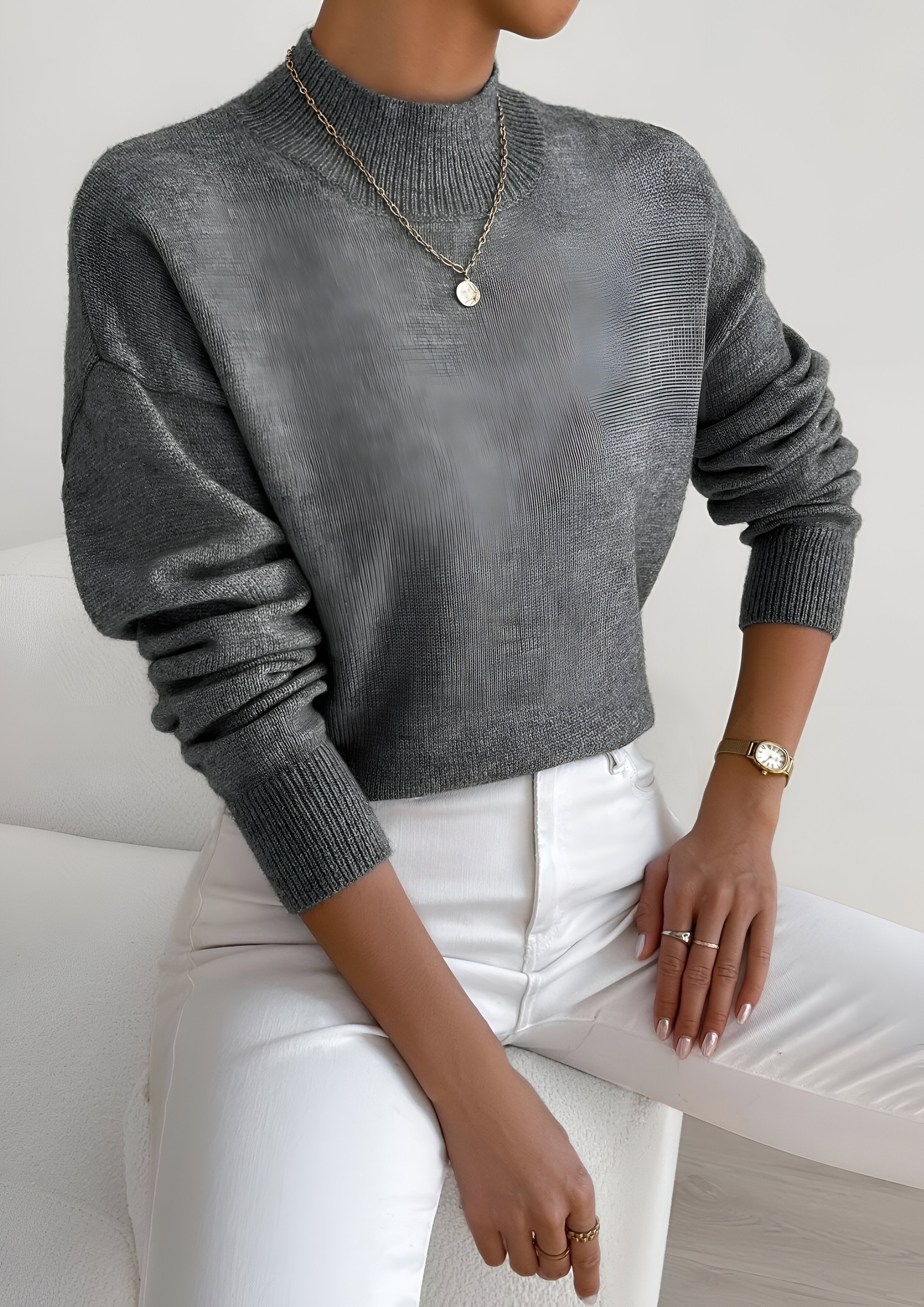 Women's Turtle Neck Jumper | Long Sleeve Casual Wear