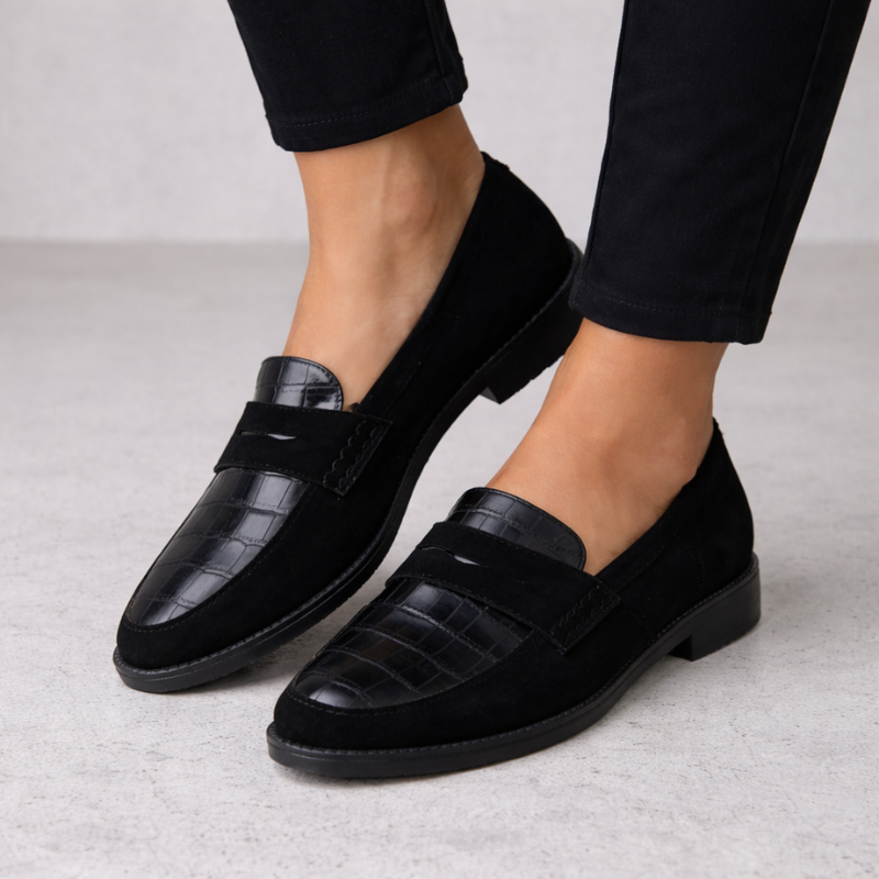 Women’s Black Evening Shoes | Closed Toe