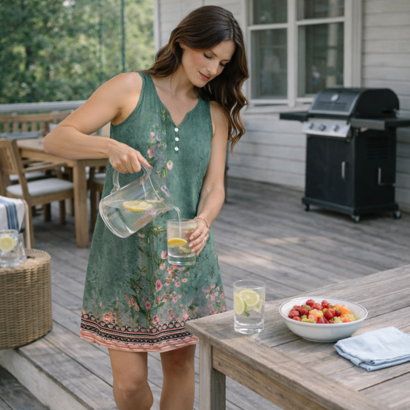 Women’s Relaxed Sleeveless Dress | Mini