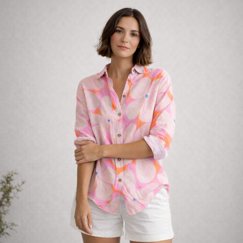 Women’s Classic Button Down Blouse | Long Sleeve