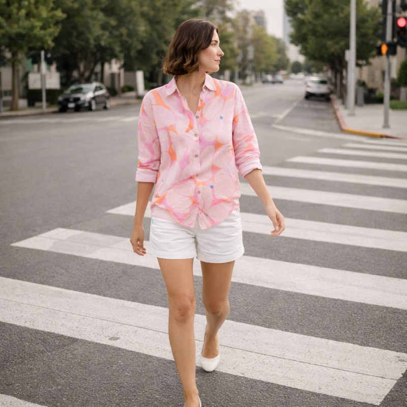 Women’s Classic Button Down Blouse | Long Sleeve