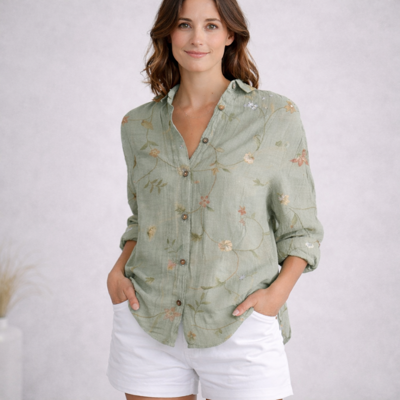 Women’s Classic Button Down Blouse | Long Sleeve