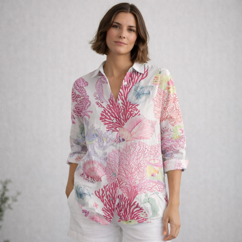 Women’s Classic Button Down Blouse | Long Sleeve