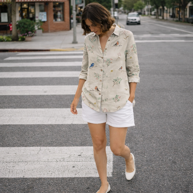 Women’s Classic Button Down Blouse | Long Sleeve