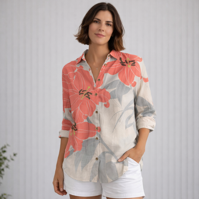 Women’s Classic Button Down Blouse | Long Sleeve