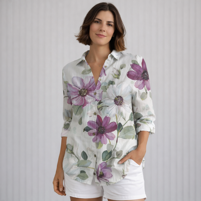 Women’s Classic Button Down Blouse | Long Sleeve