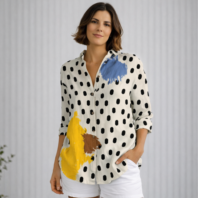 Women’s Classic Button Down Blouse | Long Sleeve
