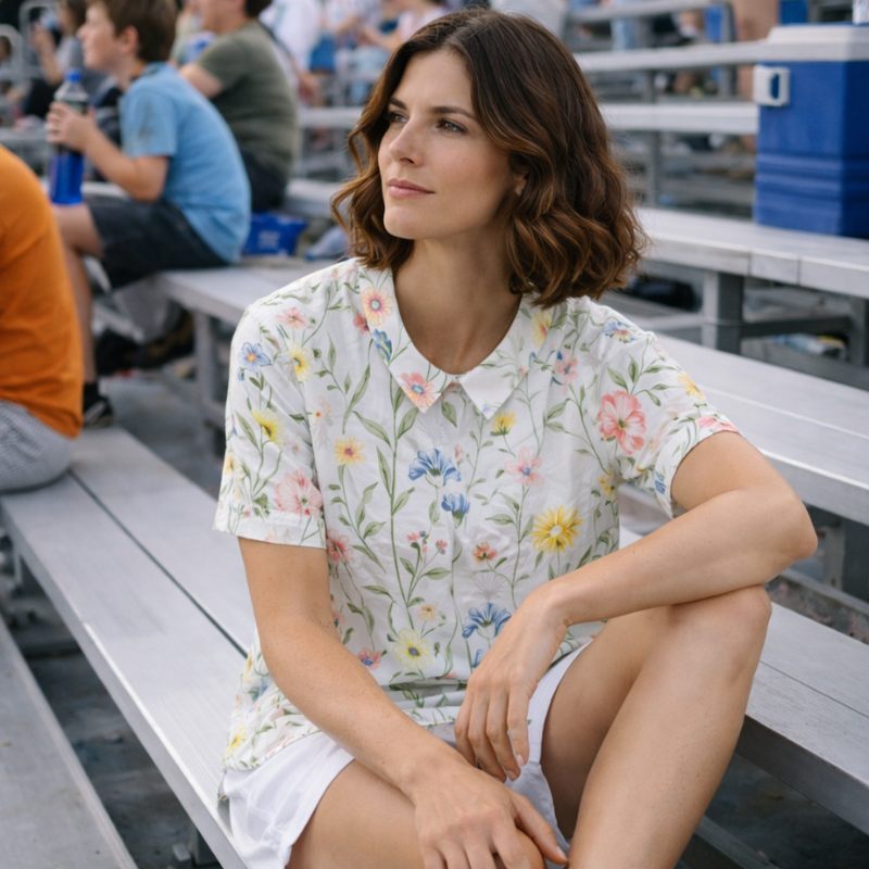 Women’s Printed Vintage Blouse | Floral