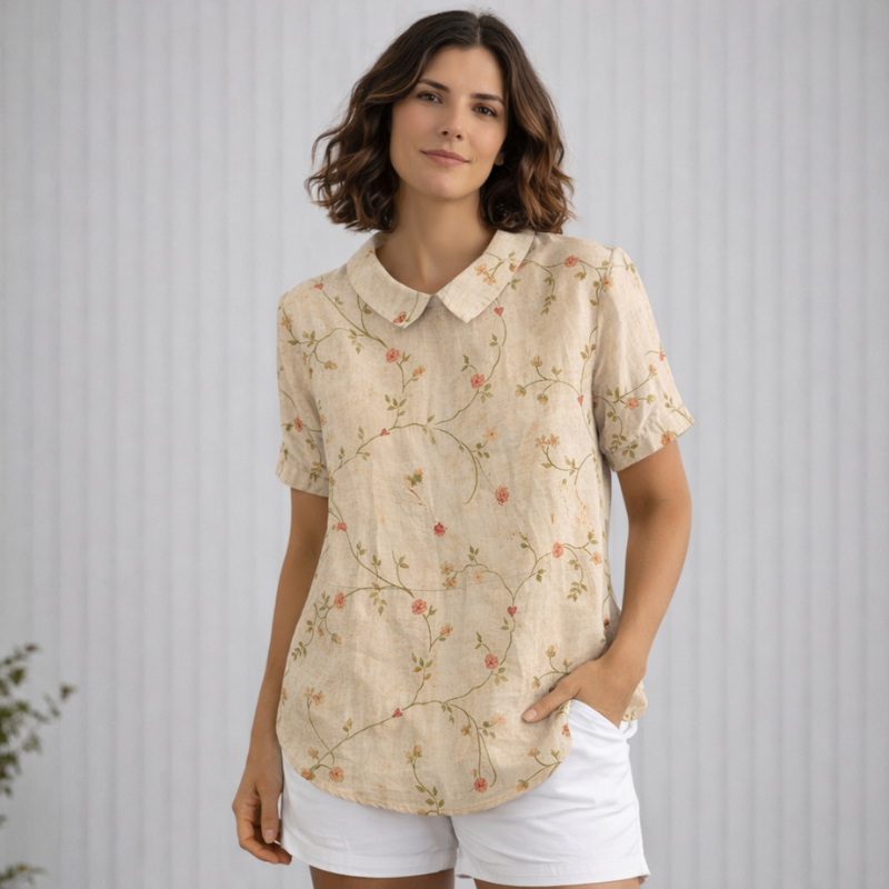 Women’s Printed Vintage Blouse | Floral