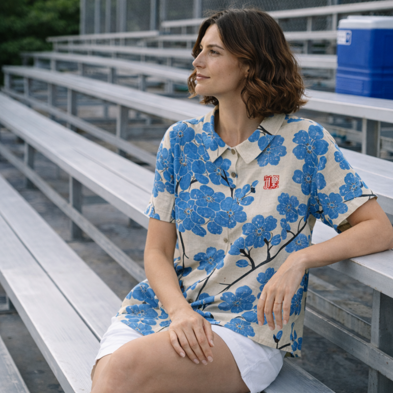 Women’s Printed Vintage Blouse | Floral