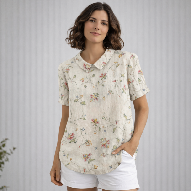 Women’s Printed Vintage Blouse | Floral