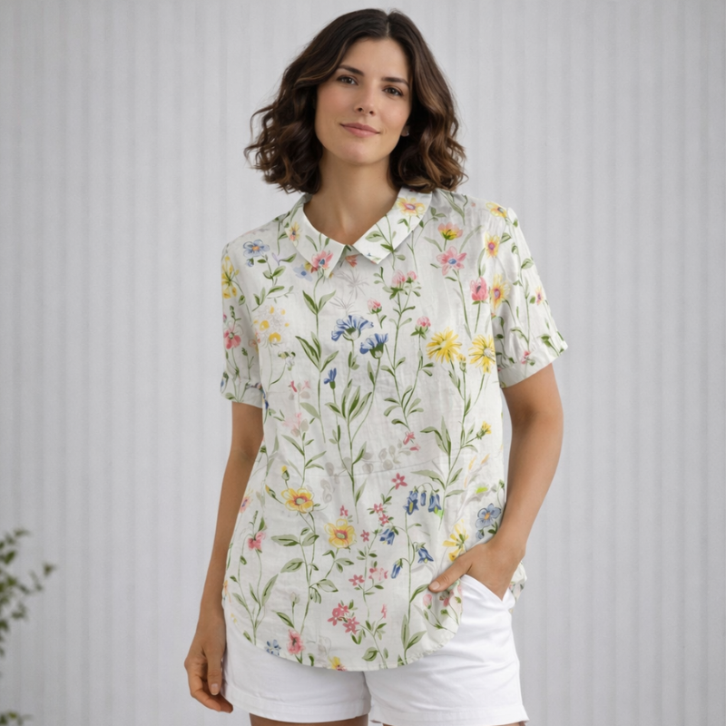 Women’s Printed Vintage Blouse | Floral