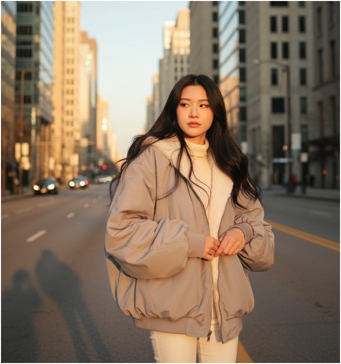 Women's Winter Hoodie Jacket | Oversized