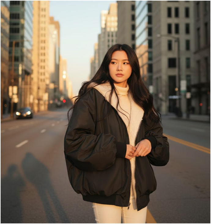 Women's Winter Hoodie Jacket | Oversized