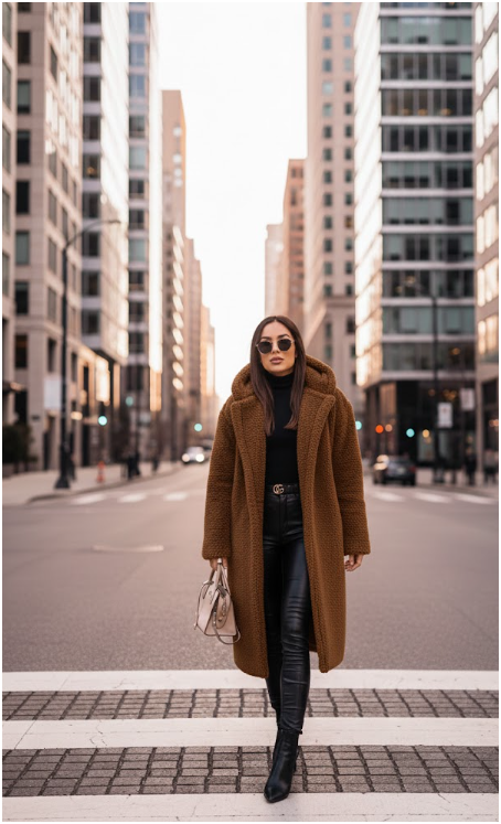 Women's Warm Long Coat | Hooded