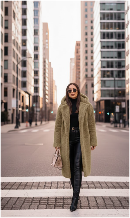 Women's Warm Long Coat | Hooded