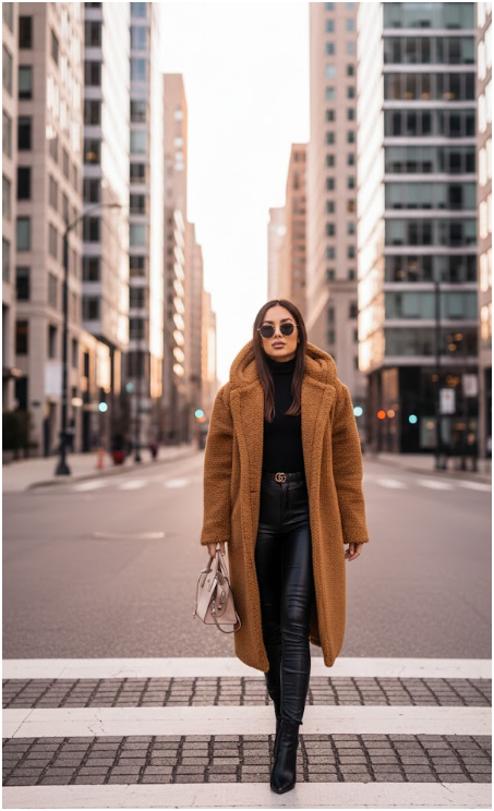 Women's Warm Long Coat | Hooded