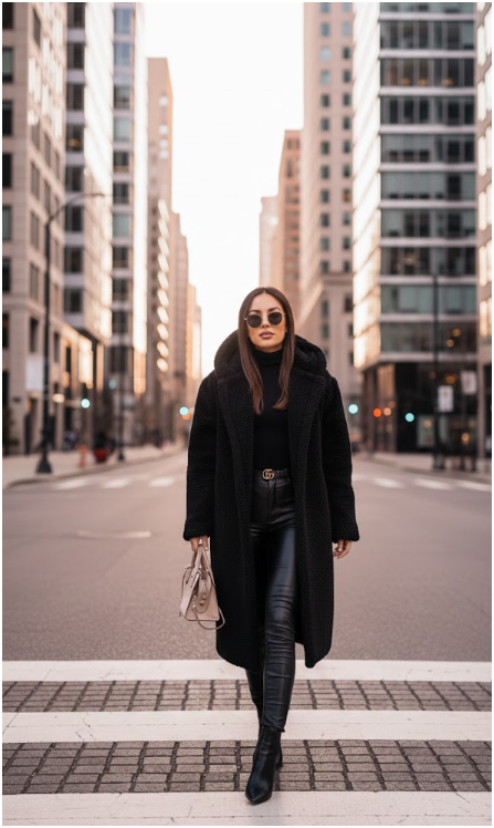 Women's Warm Long Coat | Hooded