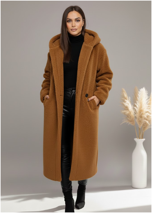 Women's Warm Long Coat | Hooded