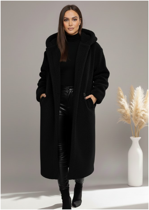 Women's Warm Long Coat | Hooded