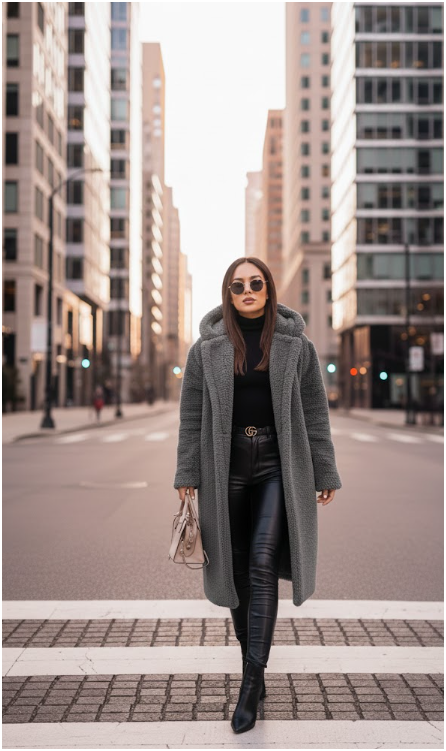 Women's Warm Long Coat | Hooded