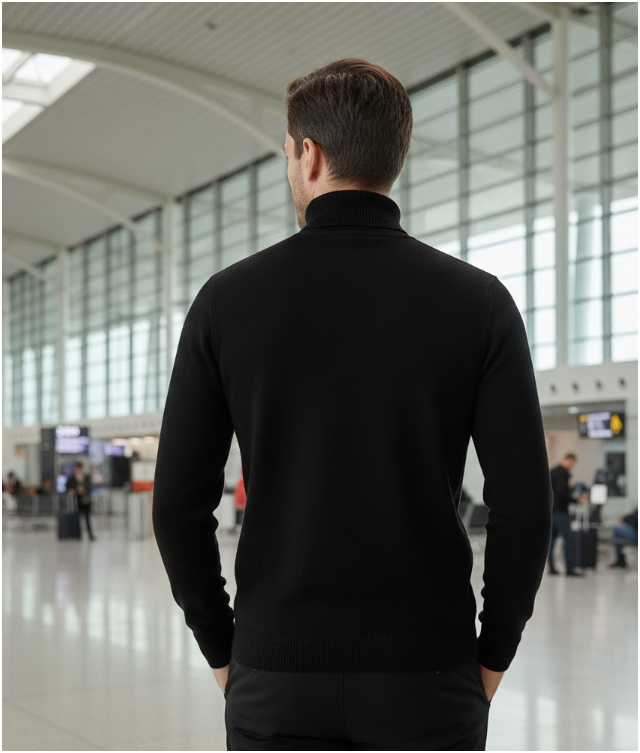 Men's Roll-Kneck Sweater | Pull-over