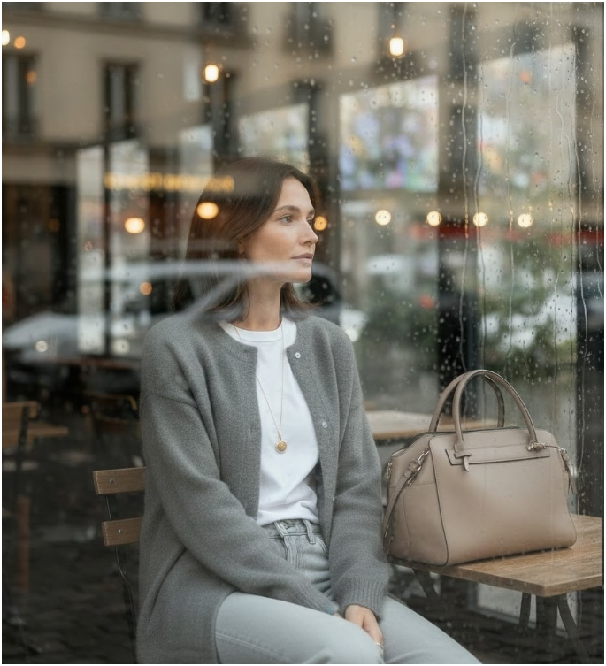 Women's Knitted Cardigan | Loose Fit