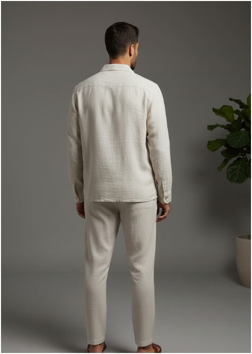 Men's Linen 2 Piece Set | Summer