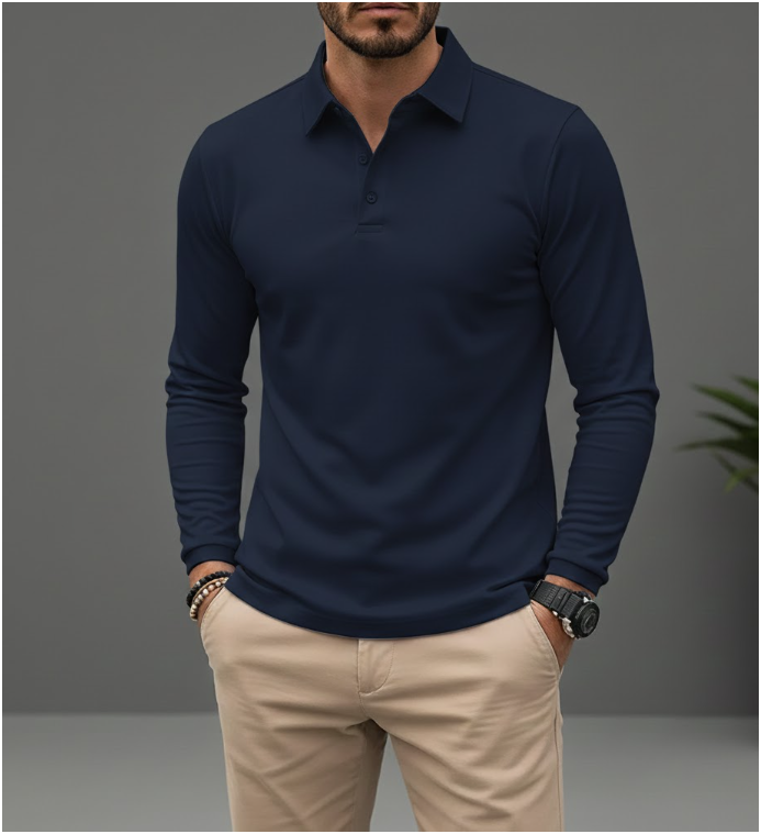Mens Long Sleeve | Polo Shirt